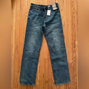 NEW with tags - Madewell x kaihara denim the rail straight jean, women’s size 28